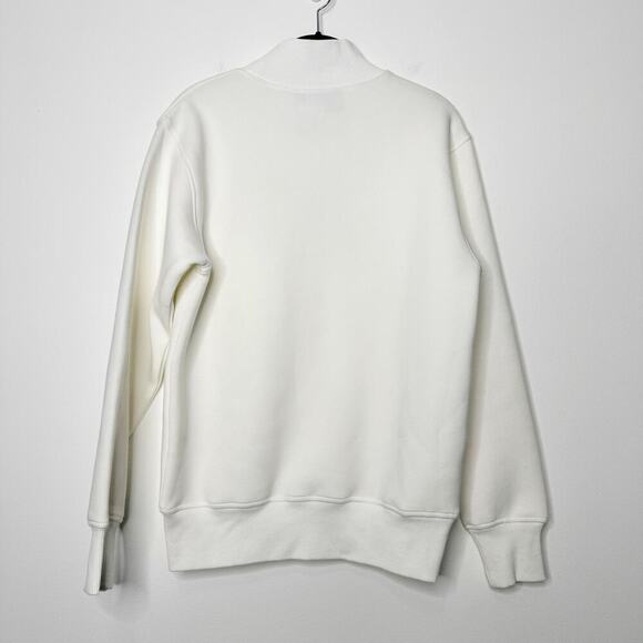 Telfar Telly Mockneck Sweatshirt in White Size Small NEW - Picture 5 of 7